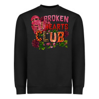 Black broken heart club Heavyweight Sweatshirt - FaDigitalArtStudio
