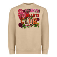 Mushroom broken heart club Heavyweight Sweatshirt - FaDigitalArtStudio