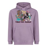 Lavender pca patient care assistant western Heavyweight Hoodie - NancyCooperArtShop