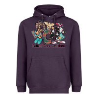 Plum pca patient care assistant western Heavyweight Hoodie - NancyCooperArtShop