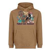 Toasted Coconut pca patient care assistant western Heavyweight Hoodie - NancyCooperArtShop