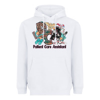 White pca patient care assistant western Heavyweight Hoodie - NancyCooperArtShop