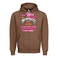 As A Libra Girl I Was Born With My Heart On My Sleeve And A Mouth Zipper Hoodie | Teevron
