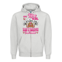 Dove Grey As A Libra Girl I Was Born With My Heart On My Sleeve And A Mouth Zipper Hoodie - Jasminsmagicworld