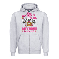 Heather Grey As A Libra Girl I Was Born With My Heart On My Sleeve And A Mouth Zipper Hoodie - Jasminsmagicworld