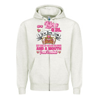 Oatmeal Heather As A Libra Girl I Was Born With My Heart On My Sleeve And A Mouth Zipper Hoodie - Jasminsmagicworld