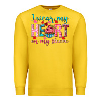 Lemon i wear my heart on my sleeve Premium Sweatshirt - NancyCooperArtShop