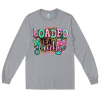 Heather Grey loaded tea junkie Long Sleeve Tee - Jasminsmagicworld