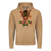 Vintage Camel Auntie Claus Afro Messy Bun Vintage Hoodie - texasbilliewilder