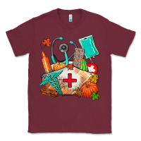 Burgundy nurse  and fall Classic Tee - AdoDesignShop