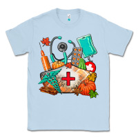 Dusty Blue nurse  and fall Classic Tee - AdoDesignShop