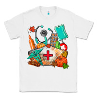 White nurse  and fall Classic Tee - AdoDesignShop