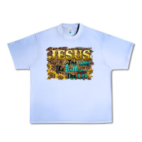 Grape Ice jesus the way the truth the life Urban Heavy Tee - BarkalooDesign