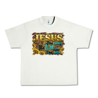 Pistachio jesus the way the truth the life Urban Heavy Tee - BarkalooDesign