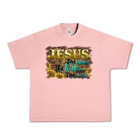 Salmon jesus the way the truth the life Urban Heavy Tee - BarkalooDesign