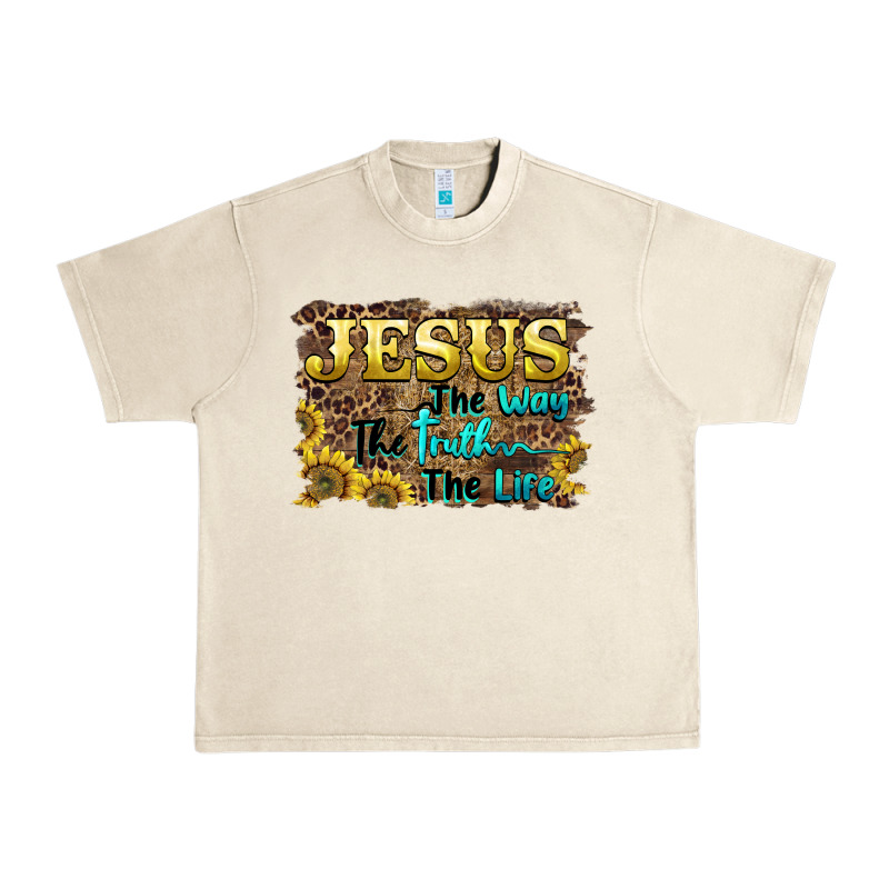 Jesus The Way The Truth The Life Urban Heavy Tee by BarkalooDesign | Teevron