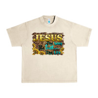 Sandshell jesus the way the truth the life Urban Heavy Tee - BarkalooDesign