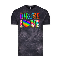 Cloud Black choose love (gay) Vintage Tee - HRA Design Shop