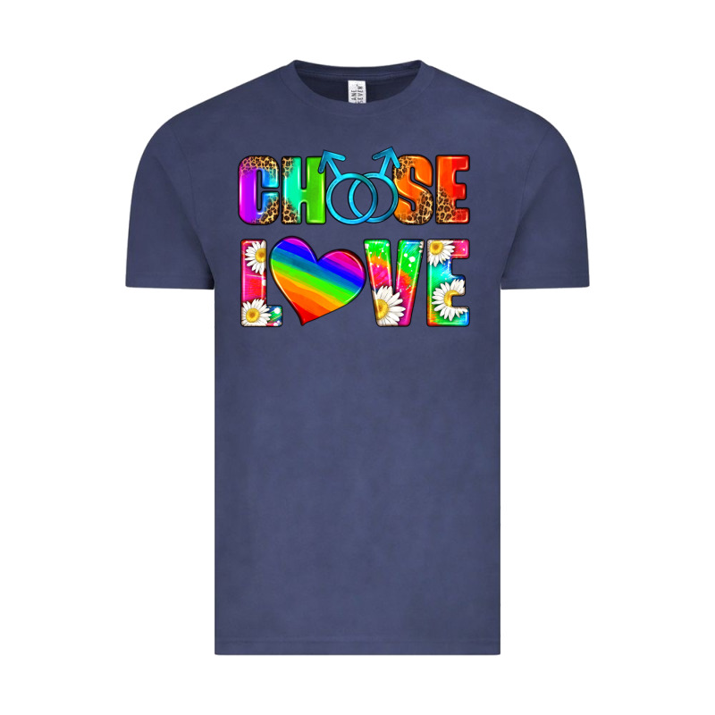 Choose Love (gay) Vintage Tee by HRA Design Shop | Teevron