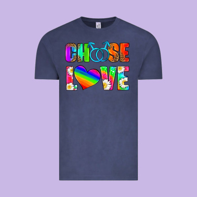 Choose Love (gay) Vintage Tee Designed By Hra Design Shop