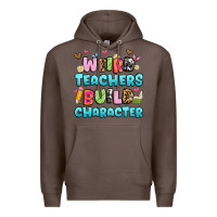 Coffee weird teachers build character Premium Hoodie - Artiststas