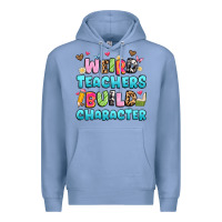 Colony Blue weird teachers build character Premium Hoodie - Artiststas