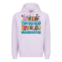 Lilac weird teachers build character Premium Hoodie - Artiststas