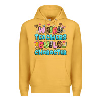 Mustard weird teachers build character Premium Hoodie - Artiststas