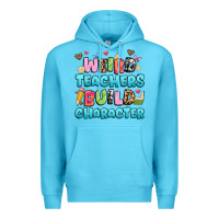 Ocean Blue weird teachers build character Premium Hoodie - Artiststas