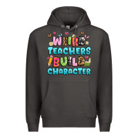 Smoke weird teachers build character Premium Hoodie - Artiststas
