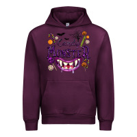 Mauve Wine Candy Monster Urban Hoodie - texasbilliewilder