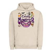 Pigment French Oak Candy Monster Urban Hoodie - texasbilliewilder