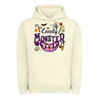 Pigment Pistachio Candy Monster Urban Hoodie - texasbilliewilder
