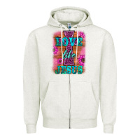 Love Like Jesus Zipper Hoodie | Teevron