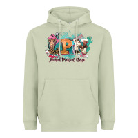 Matcha lpn licensed practical nurse western Heavyweight Hoodie - NancyCooperArtShop