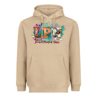 Mushroom lpn licensed practical nurse western Heavyweight Hoodie - NancyCooperArtShop