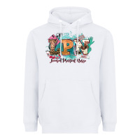White lpn licensed practical nurse western Heavyweight Hoodie - NancyCooperArtShop