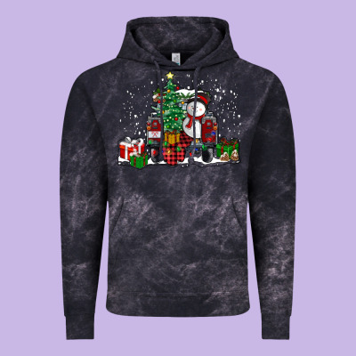 Christmas Truck Vintage Hoodie Designed By Ranaportraitstore