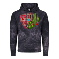 Cloud Black stuck on you cactus Vintage Hoodie - JahusDesignShop