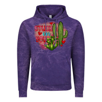 Cloud Purple stuck on you cactus Vintage Hoodie - JahusDesignShop