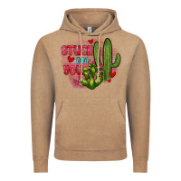 Vintage Coffee stuck on you cactus Vintage Hoodie - JahusDesignShop