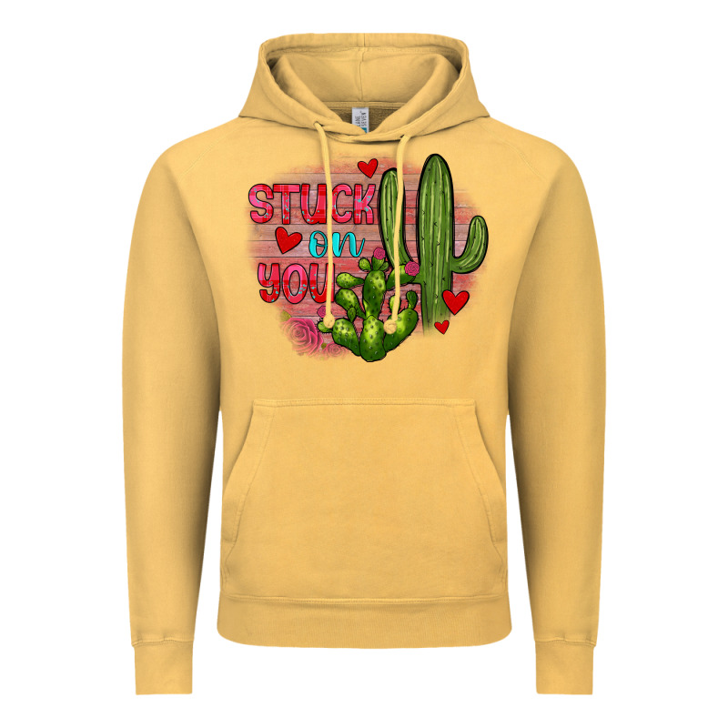Stuck On You Cactus Vintage Hoodie by JahusDesignShop | Teevron