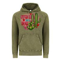 Vintage Olive stuck on you cactus Vintage Hoodie - JahusDesignShop