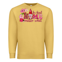 Antique Gold be kind gnome matter what Premium Sweatshirt - NancyCooperArtShop