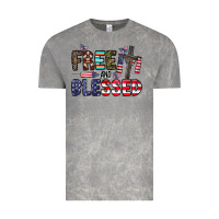 Cloud Rock free and blessed Vintage Tee - CowhideDigitalArt