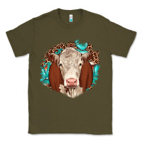 Army Green hareford leopard gemstone Classic Tee - JahusDesignShop