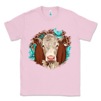 Bubblegum Pink hareford leopard gemstone Classic Tee - JahusDesignShop