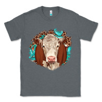 Charcoal Heather hareford leopard gemstone Classic Tee - JahusDesignShop