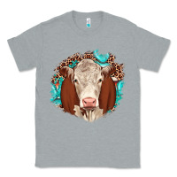 Heather Grey hareford leopard gemstone Classic Tee - JahusDesignShop