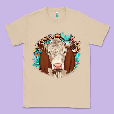 Hareford Leopard Gemstone Classic Tee Designed By Jahusdesignshop